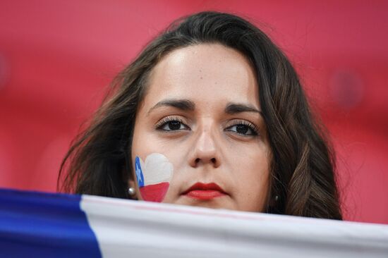 Football. 2017 FIFA Confederations Cup. Portugal vs. Chile