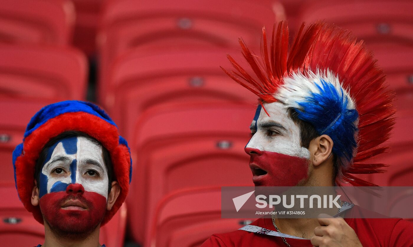 Football. 2017 FIFA Confederations Cup. Portugal vs. Chile