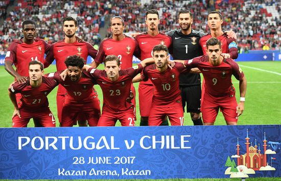 Football. 2017 FIFA Confederations Cup. Portugal vs. Chile