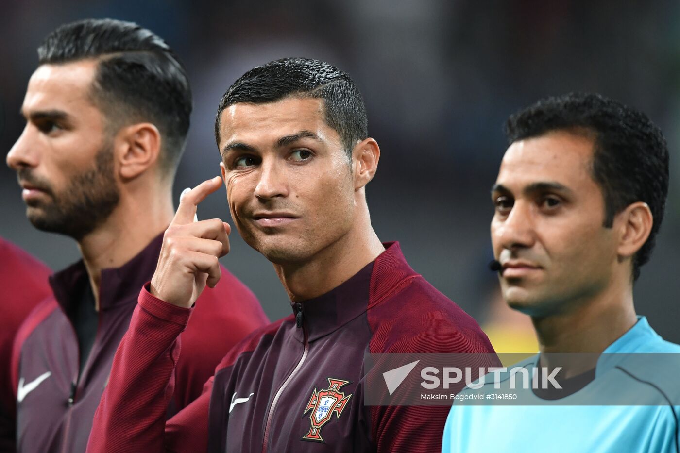 Football. 2017 FIFA Confederations Cup. Portugal vs. Chile