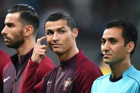Football. 2017 FIFA Confederations Cup. Portugal vs. Chile