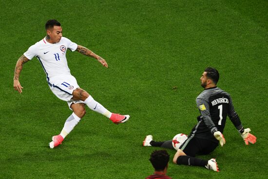 Football. 2017 FIFA Confederations Cup. Portugal vs. Chile