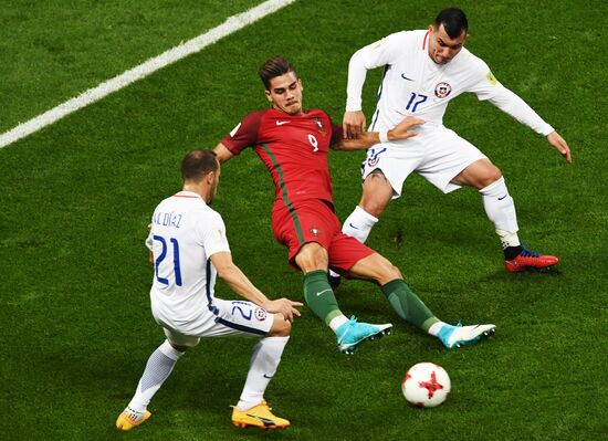 Football. 2017 FIFA Confederations Cup. Portugal vs. Chile