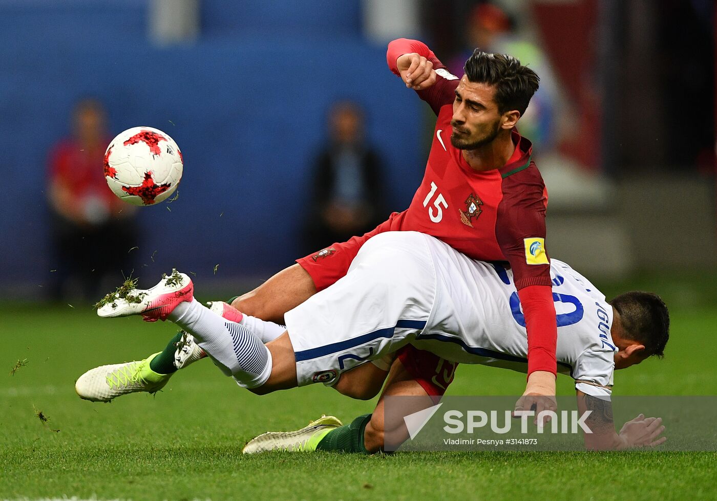Football. 2017 FIFA Confederations Cup. Portugal vs. Chile