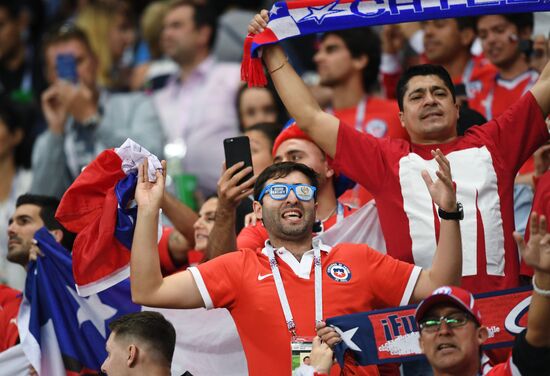 Football. 2017 FIFA Confederations Cup. Portugal vs. Chile
