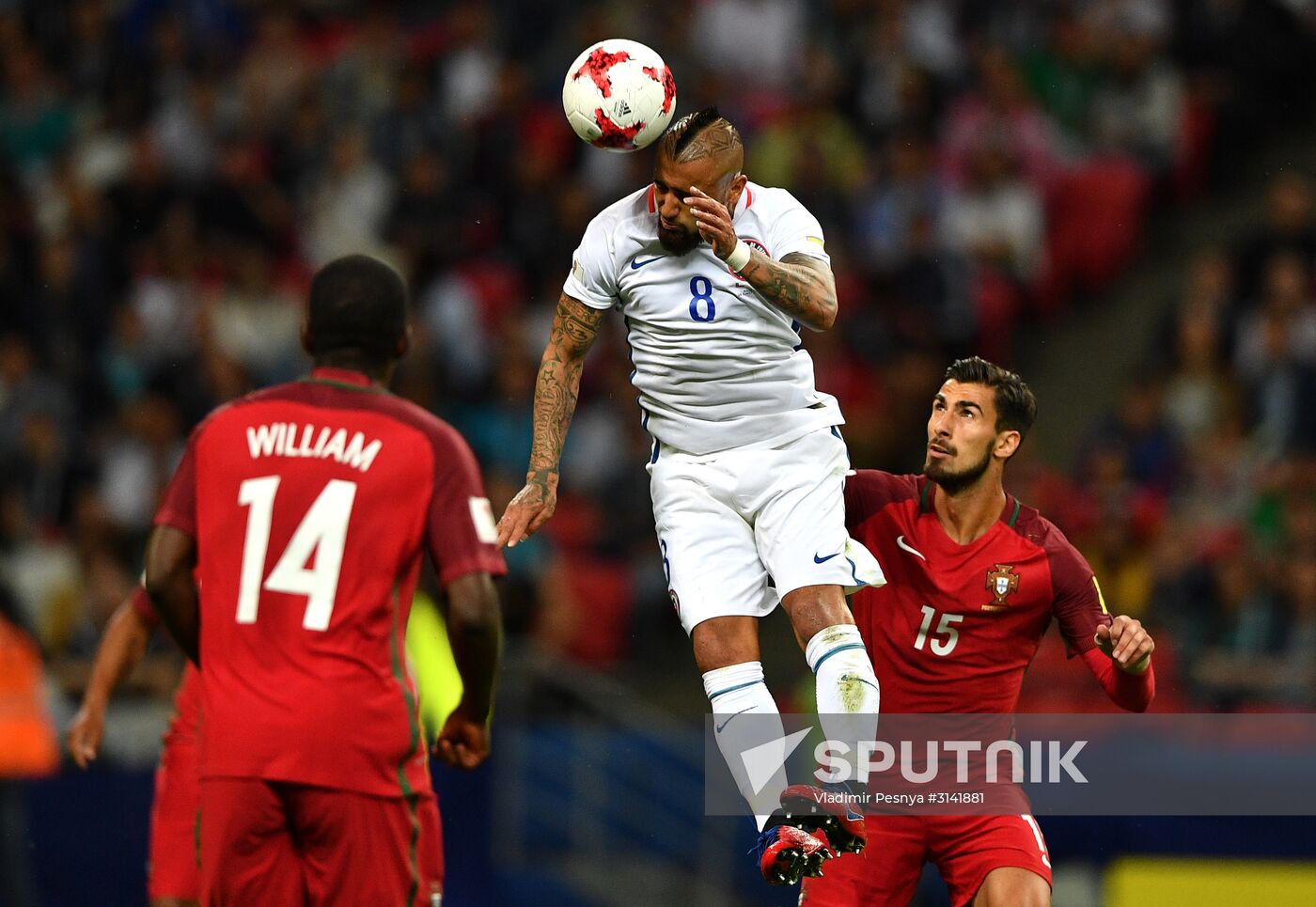 Football. 2017 FIFA Confederations Cup. Portugal vs. Chile