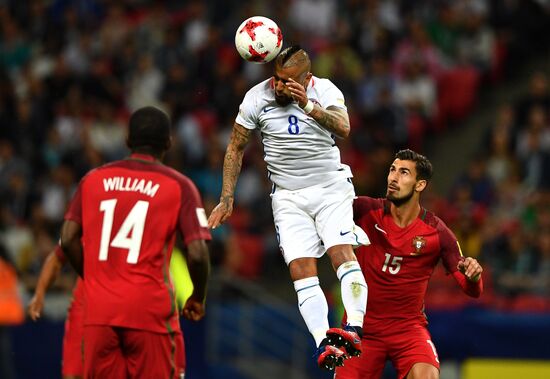 Football. 2017 FIFA Confederations Cup. Portugal vs. Chile