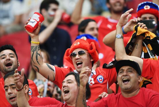Football. 2017 FIFA Confederations Cup. Portugal vs. Chile