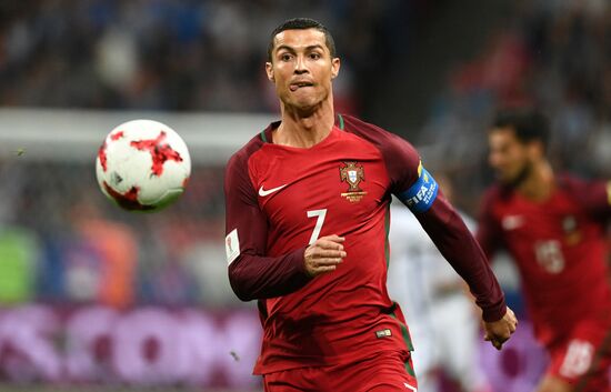 Football. 2017 FIFA Confederations Cup. Portugal vs. Chile