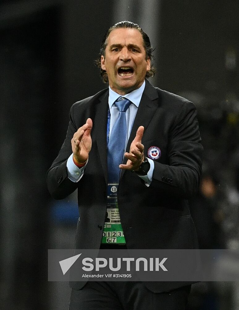 Football. 2017 FIFA Confederations Cup. Portugal vs. Chile