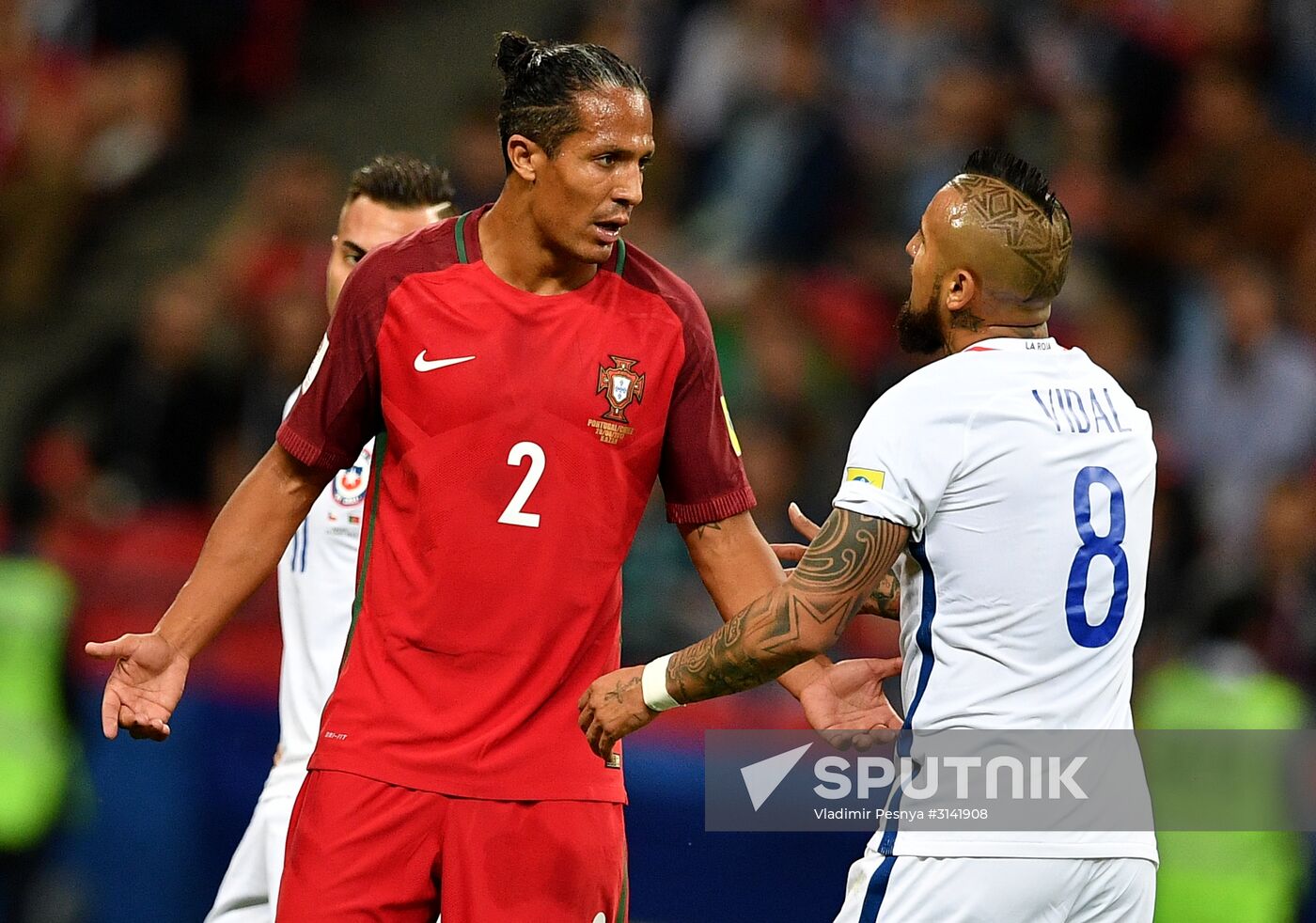 Football. 2017 FIFA Confederations Cup. Portugal vs. Chile