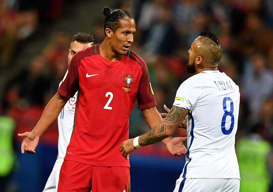 Football. 2017 FIFA Confederations Cup. Portugal vs. Chile