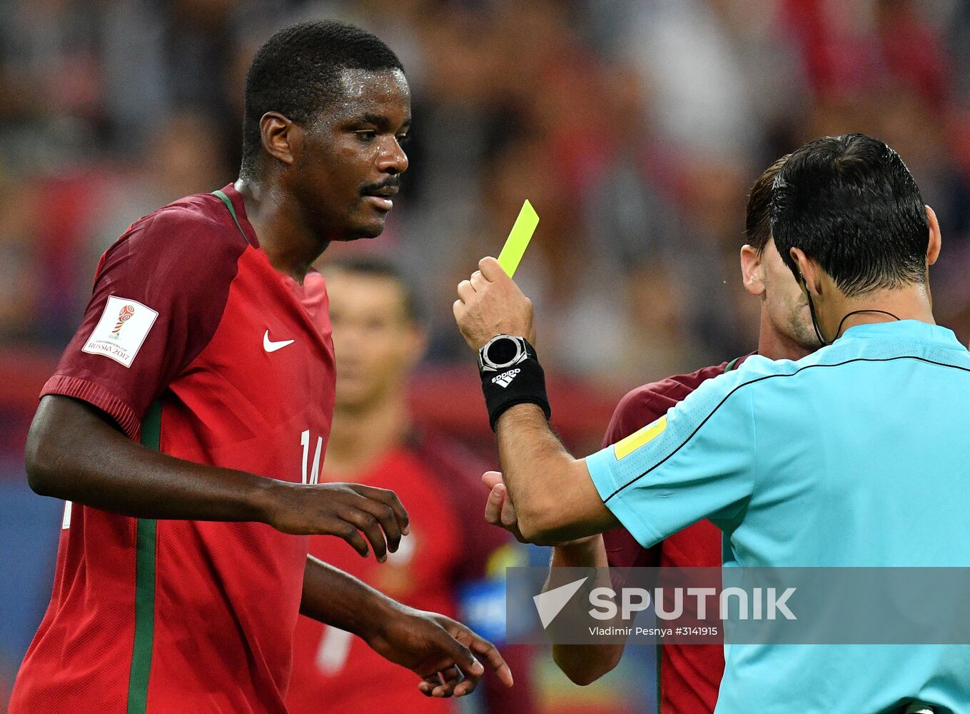 Football. 2017 FIFA Confederations Cup. Portugal vs. Chile