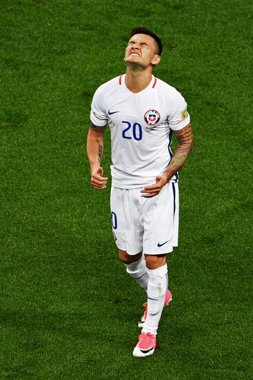 Football. 2017 FIFA Confederations Cup. Portugal vs. Chile