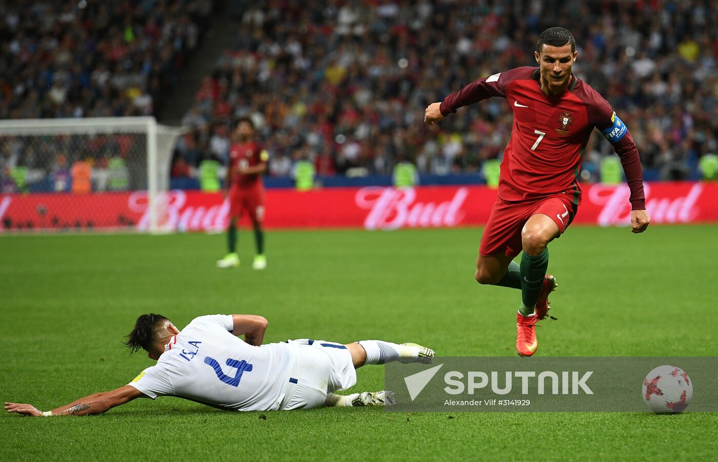 Football. 2017 FIFA Confederations Cup. Portugal vs. Chile