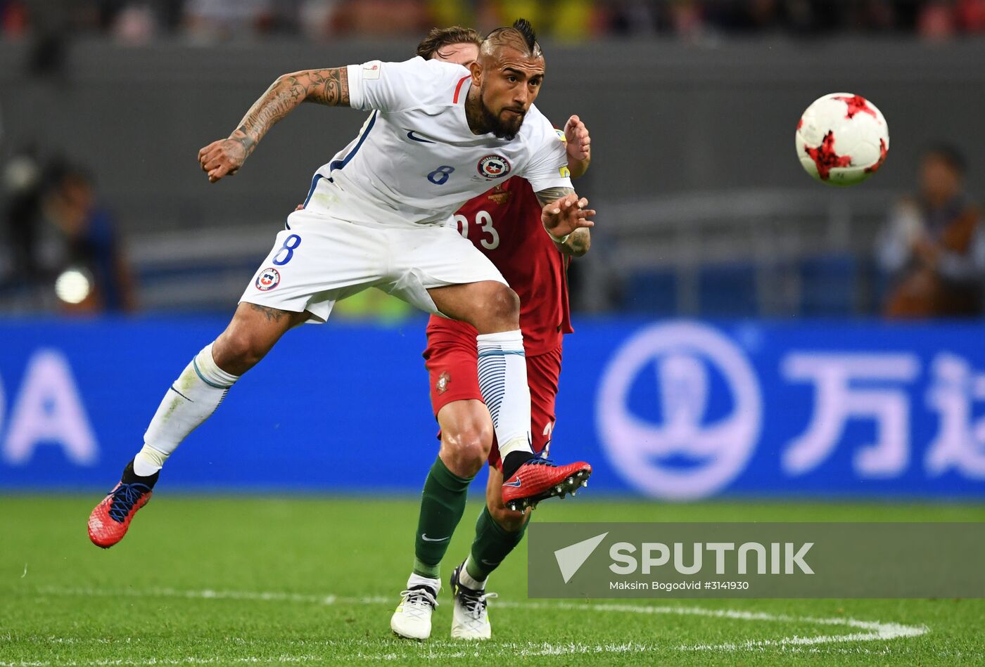 Football. 2017 FIFA Confederations Cup. Portugal vs. Chile
