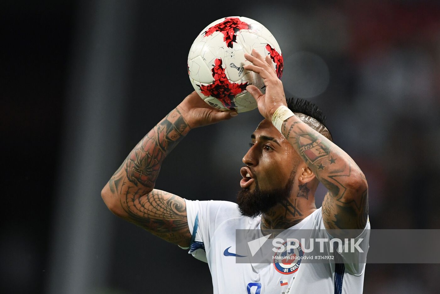 Football. 2017 FIFA Confederations Cup. Portugal vs. Chile