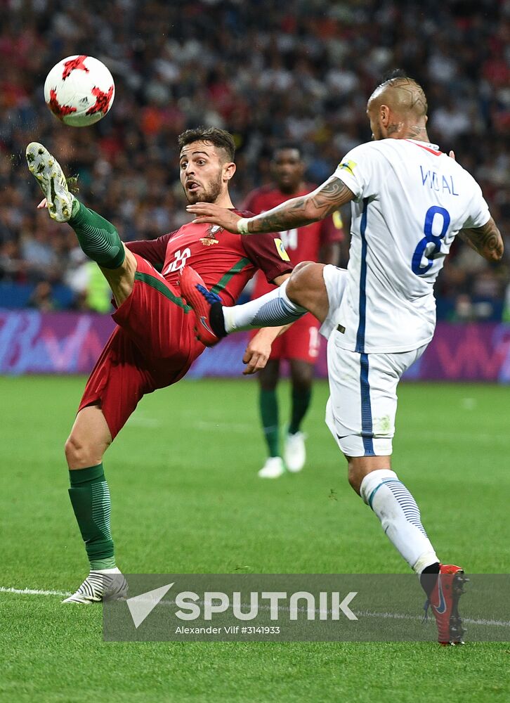 Football. 2017 FIFA Confederations Cup. Portugal vs. Chile