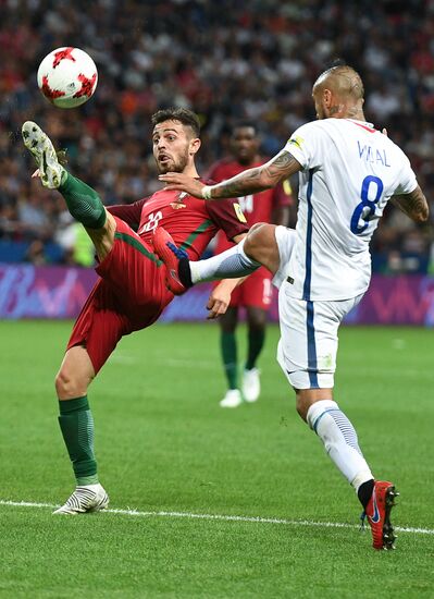 Football. 2017 FIFA Confederations Cup. Portugal vs. Chile