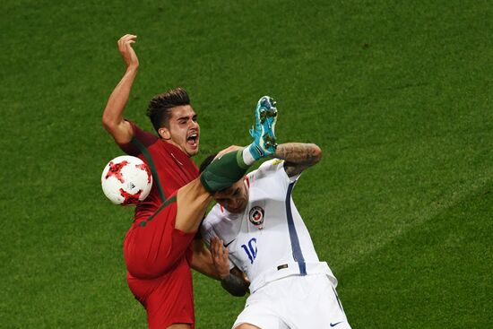 Football. 2017 FIFA Confederations Cup. Portugal vs. Chile
