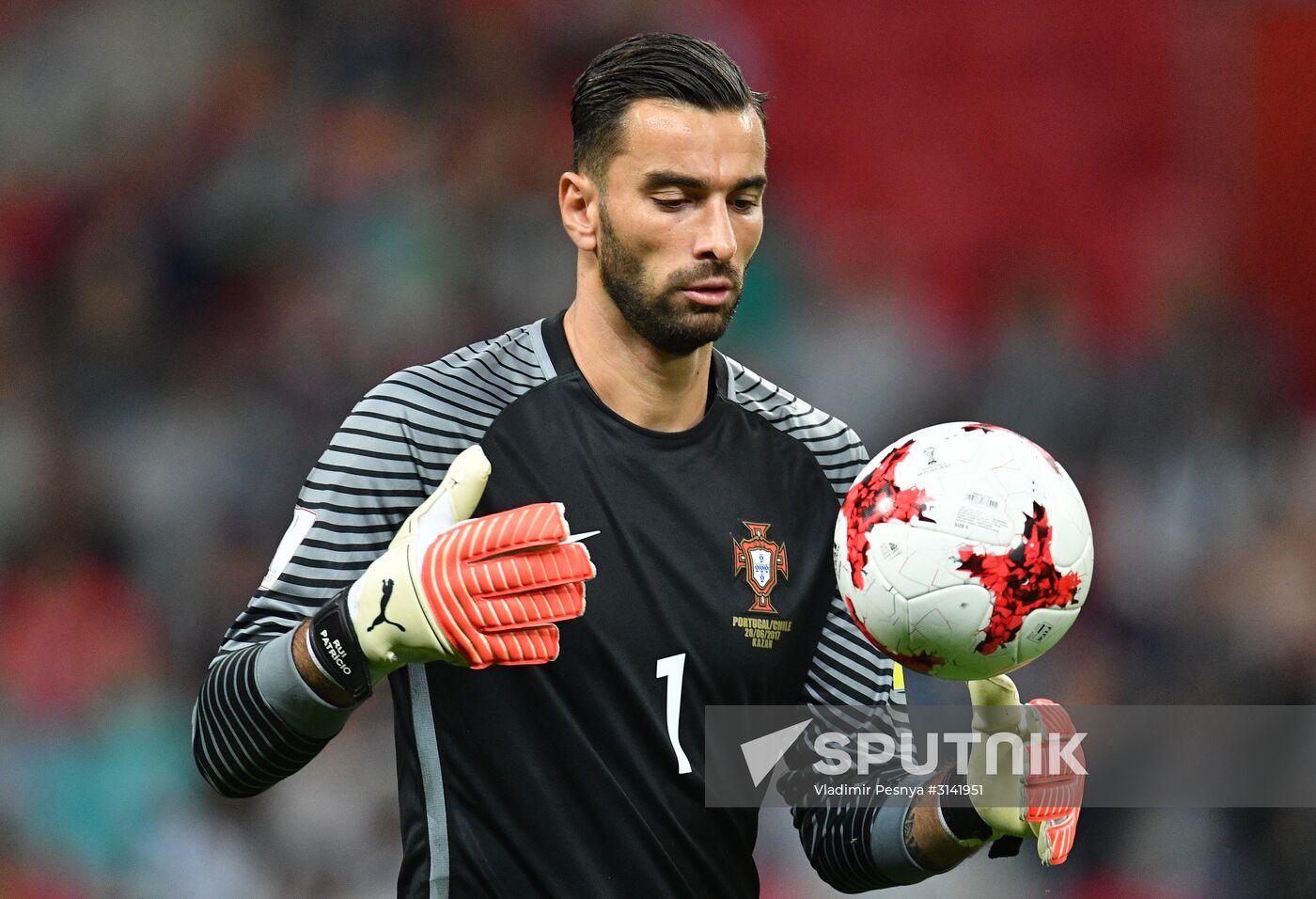 Football. 2017 FIFA Confederations Cup. Portugal vs. Chile