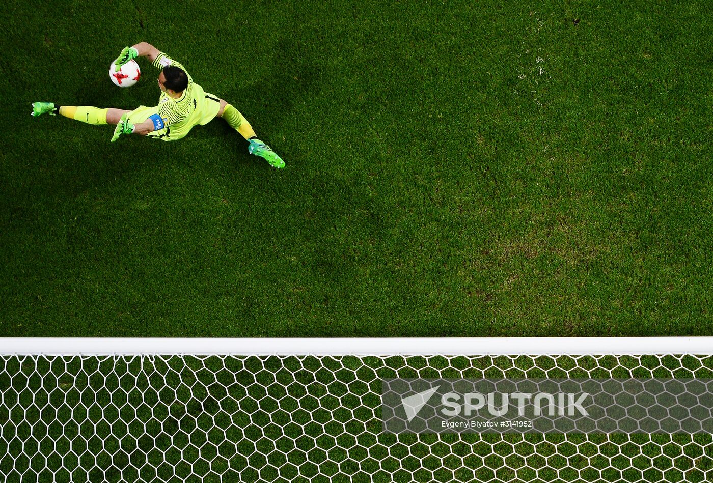 Football. 2017 FIFA Confederations Cup. Portugal vs. Chile