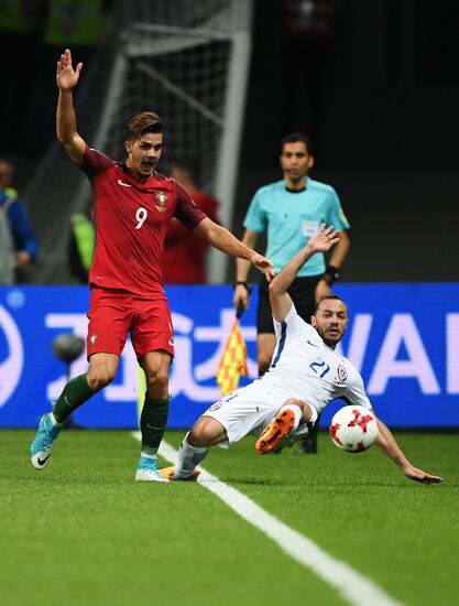 Football. 2017 FIFA Confederations Cup. Portugal vs. Chile