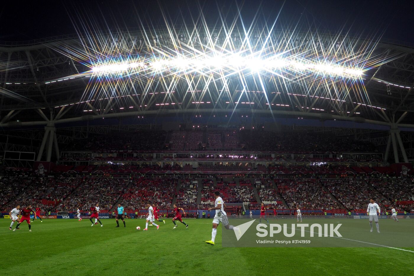 Football. 2017 FIFA Confederations Cup. Portugal vs. Chile