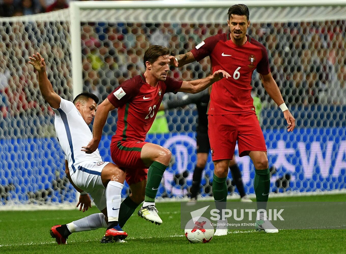 Football. 2017 FIFA Confederations Cup. Portugal vs. Chile