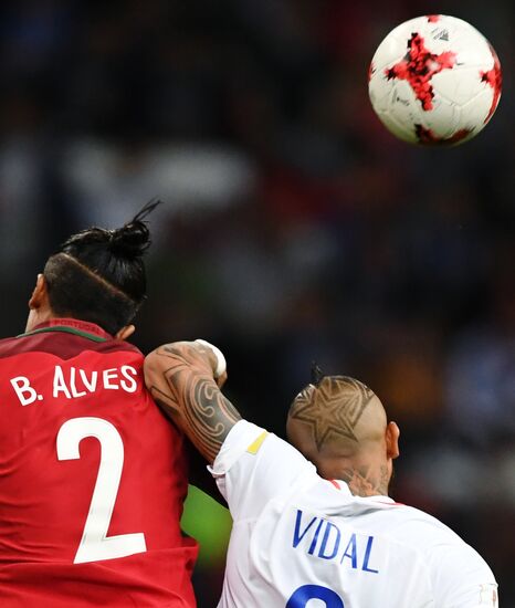 Football. 2017 FIFA Confederations Cup. Portugal vs. Chile