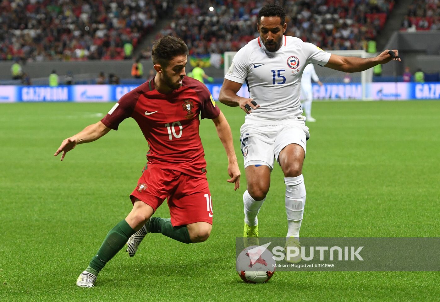 Football. 2017 FIFA Confederations Cup. Portugal vs. Chile