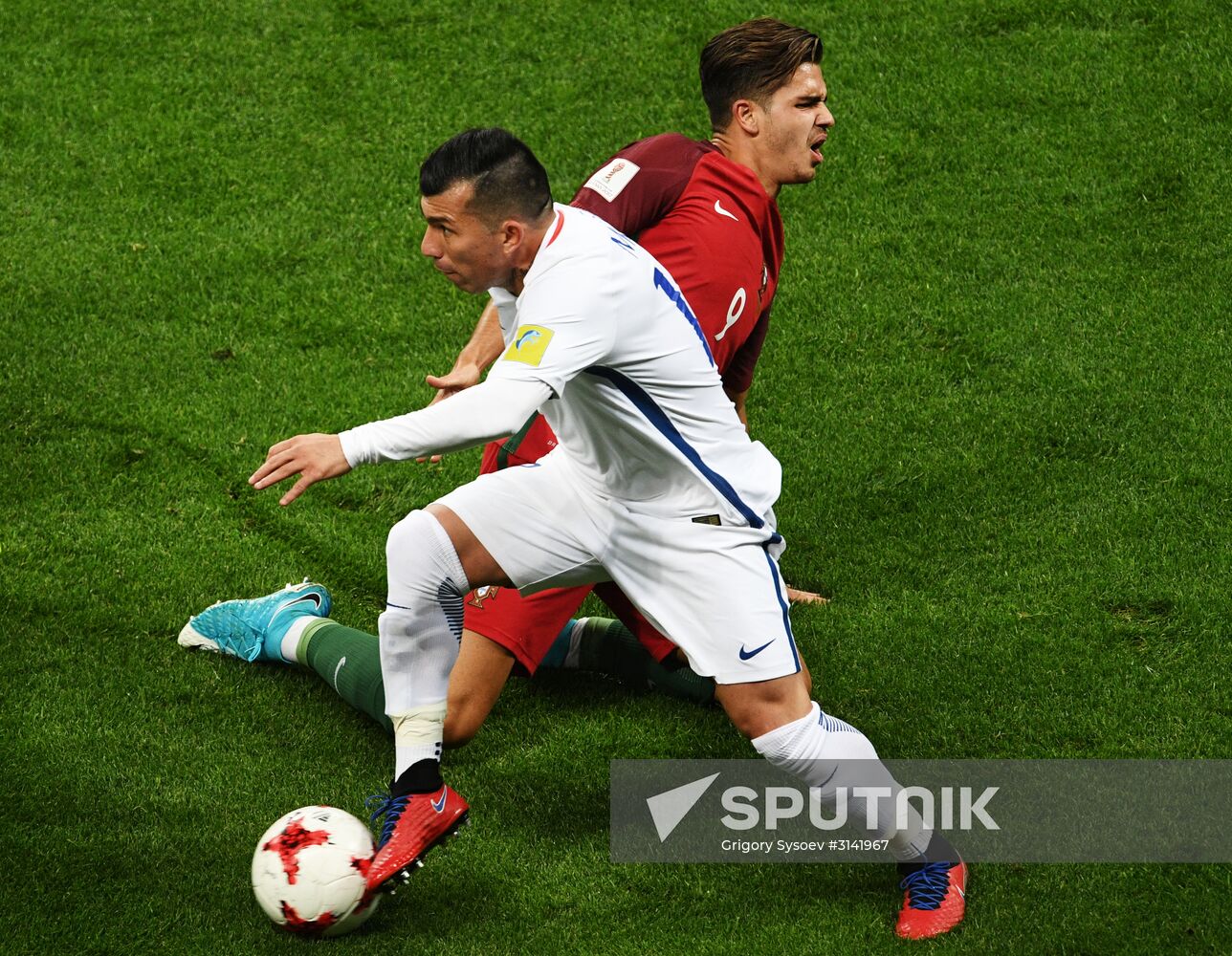 Football. 2017 FIFA Confederations Cup. Portugal vs. Chile