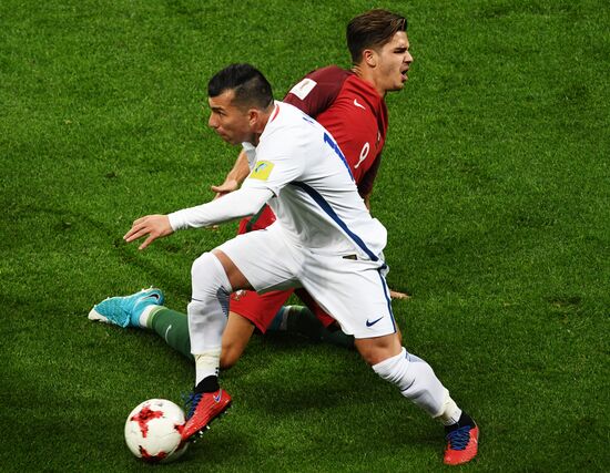 Football. 2017 FIFA Confederations Cup. Portugal vs. Chile