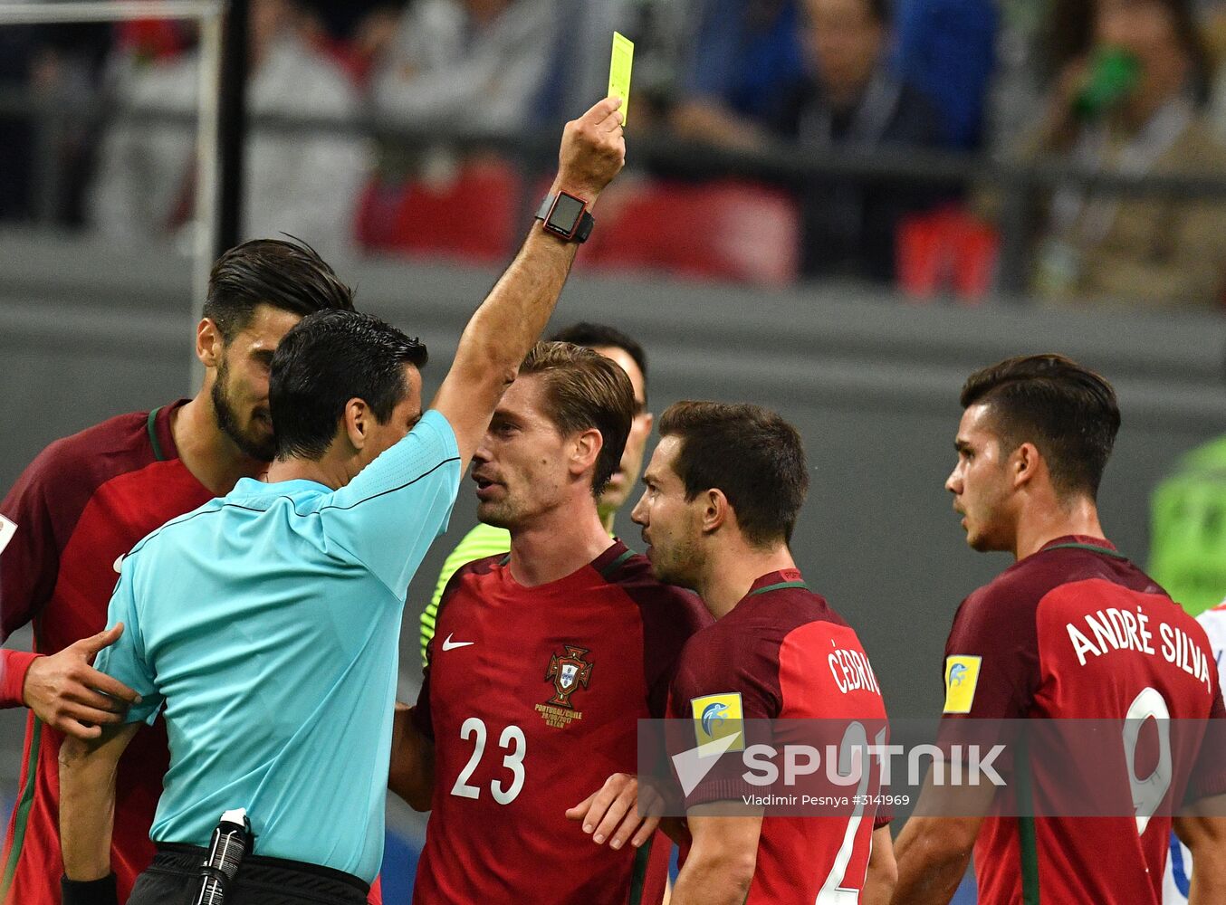Football. 2017 FIFA Confederations Cup. Portugal vs. Chile