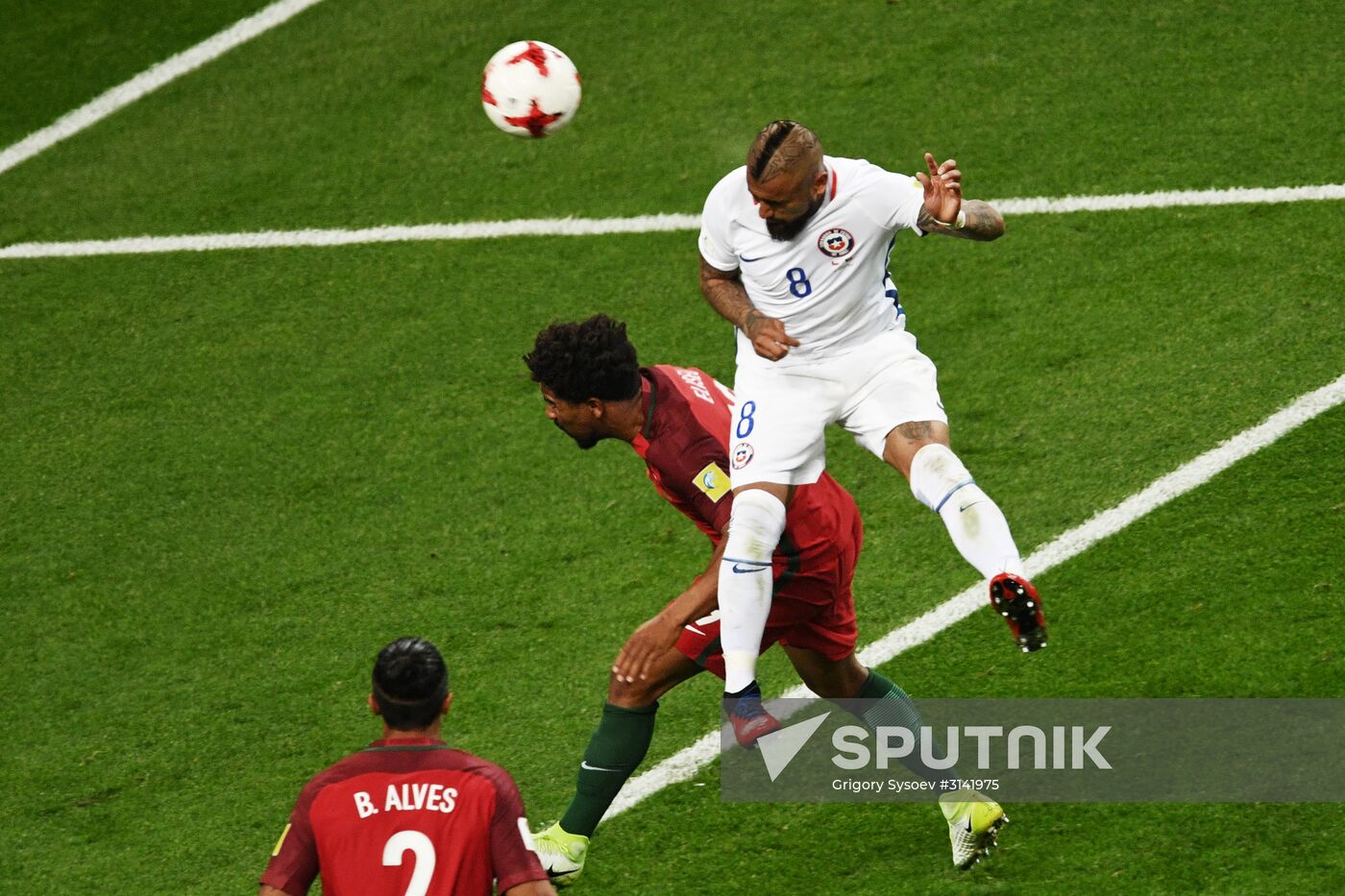 Football. 2017 FIFA Confederations Cup. Portugal vs. Chile