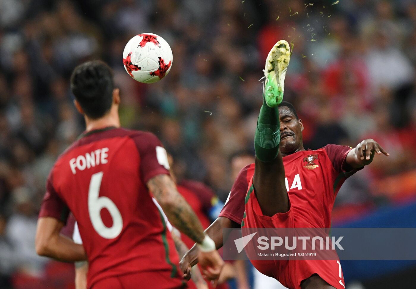 Football. 2017 FIFA Confederations Cup. Portugal vs. Chile