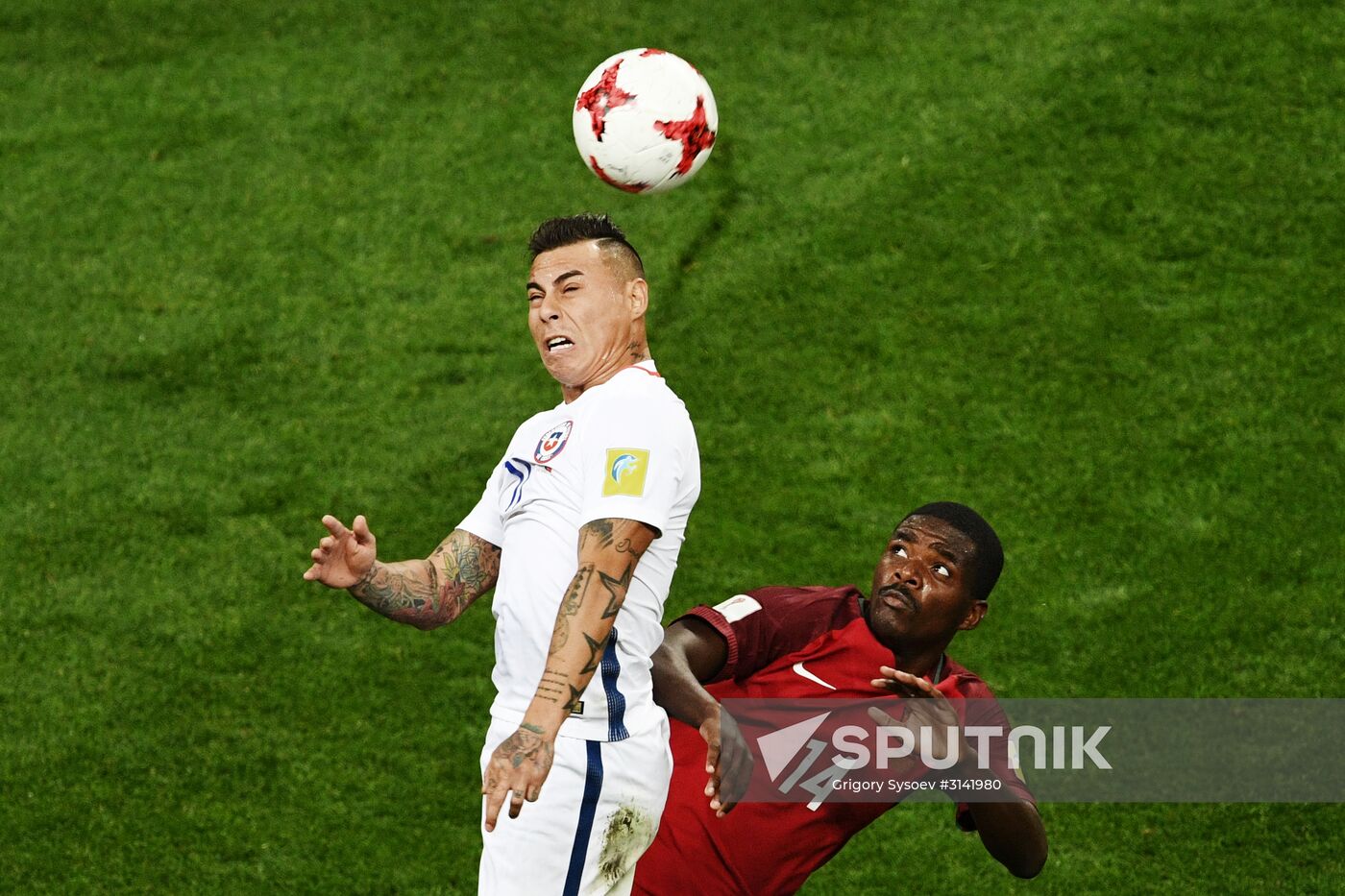Football. 2017 FIFA Confederations Cup. Portugal vs. Chile