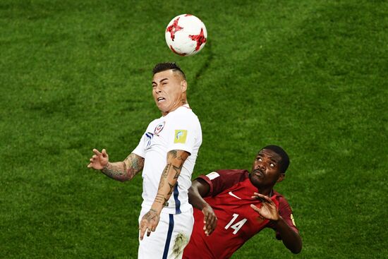 Football. 2017 FIFA Confederations Cup. Portugal vs. Chile