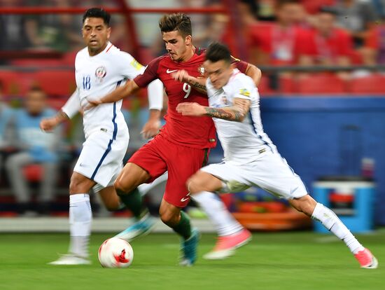 Football. 2017 FIFA Confederations Cup. Portugal vs. Chile