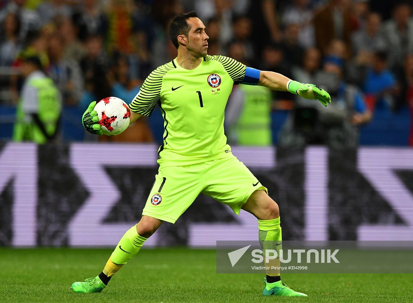 Football. 2017 FIFA Confederations Cup. Portugal vs. Chile