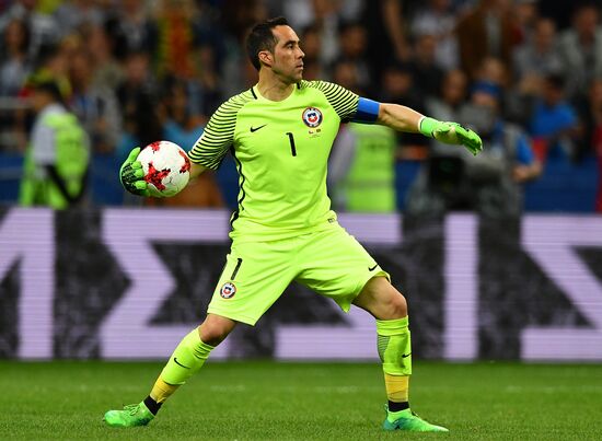 Football. 2017 FIFA Confederations Cup. Portugal vs. Chile