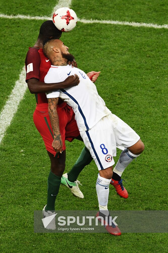 Football. 2017 FIFA Confederations Cup. Portugal vs. Chile