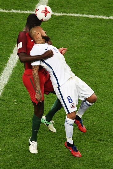 Football. 2017 FIFA Confederations Cup. Portugal vs. Chile