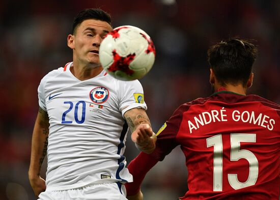 Football. 2017 FIFA Confederations Cup. Portugal vs. Chile