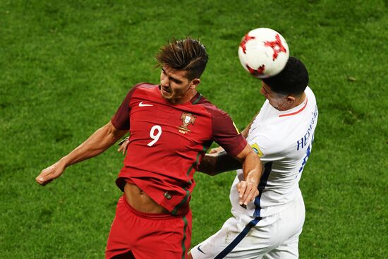 Football. 2017 FIFA Confederations Cup. Portugal vs. Chile