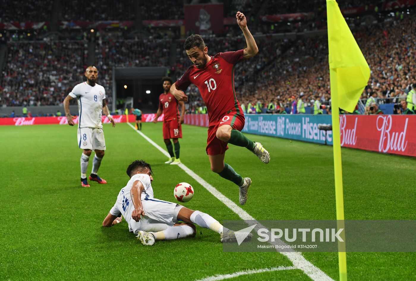 Football. 2017 FIFA Confederations Cup. Portugal vs. Chile