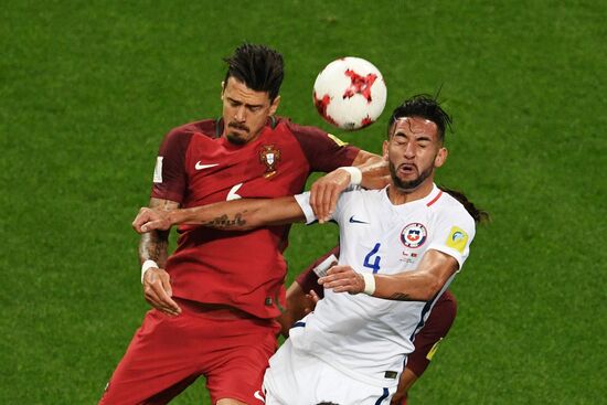 Football. 2017 FIFA Confederations Cup. Portugal vs. Chile