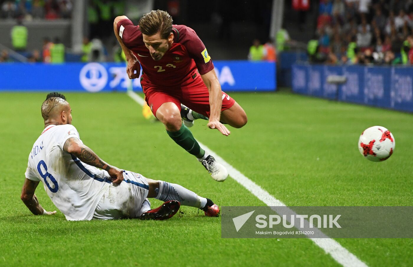 Football. 2017 FIFA Confederations Cup. Portugal vs. Chile