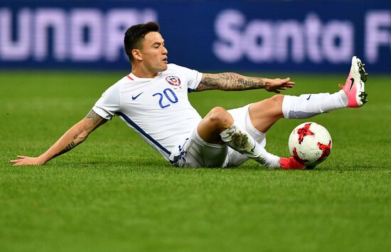 Football. 2017 FIFA Confederations Cup. Portugal vs. Chile