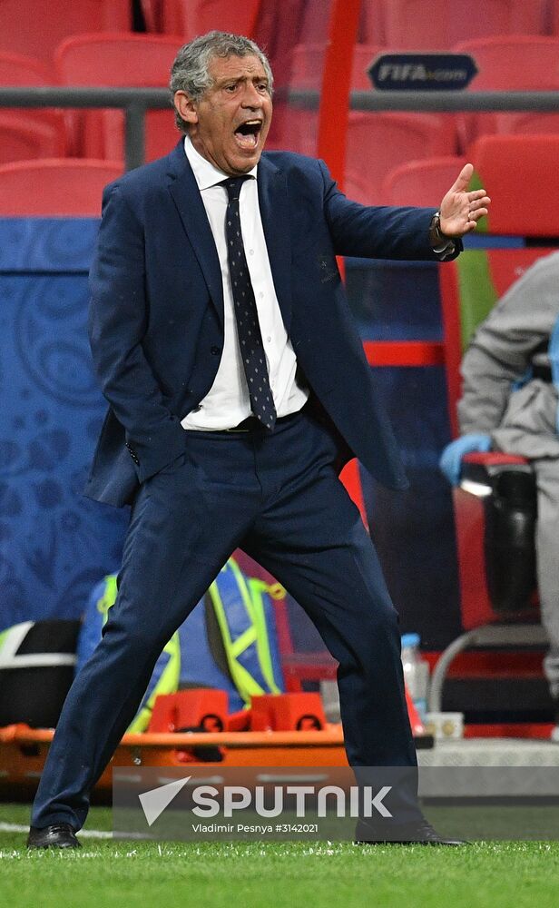 Football. 2017 FIFA Confederations Cup. Portugal vs. Chile